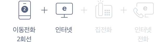 이동전화2회선 + 인터넷