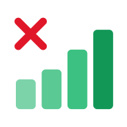 데이터 접속 차단 설정을 표현한 그래픽 이미지 입니다.